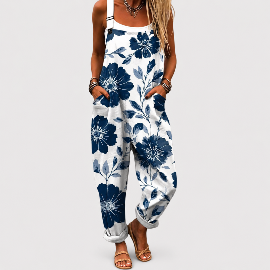 Σαλοπέτα Fiori Indigo