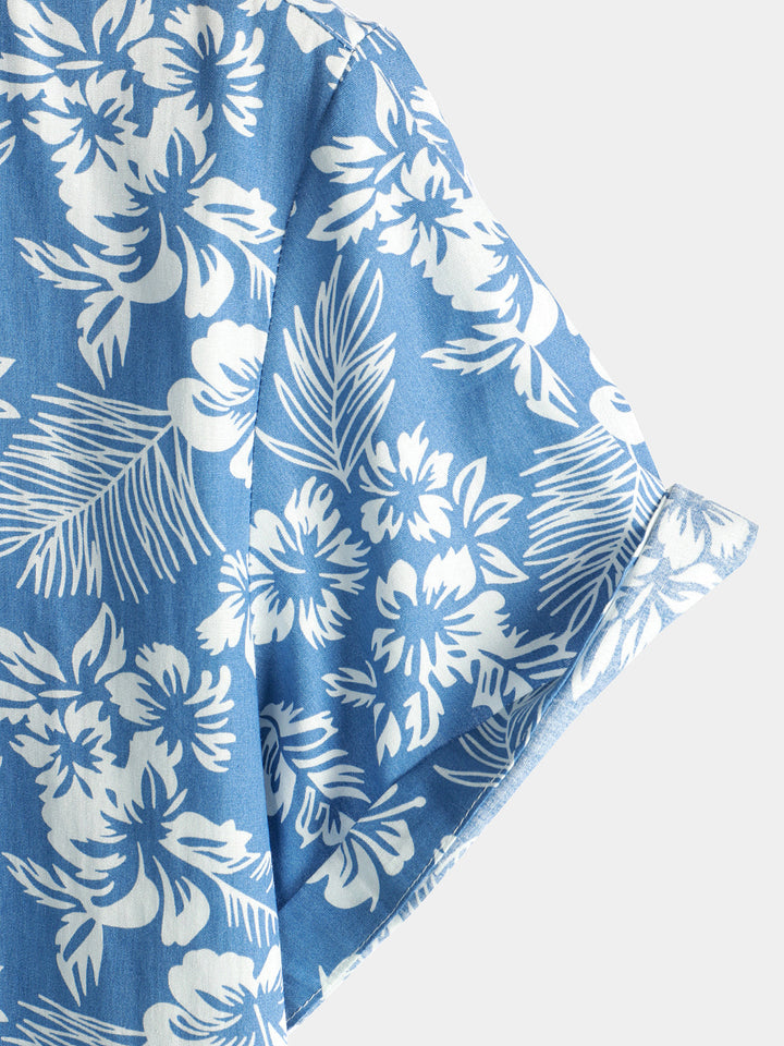 Andreas – Pure Cotton Tropical Bloom Shirt
