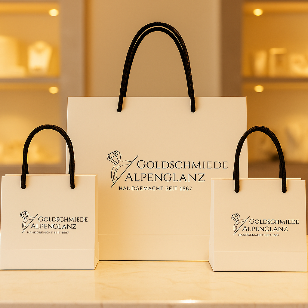 Giulietta - Set aus goldenen Kristallringen
