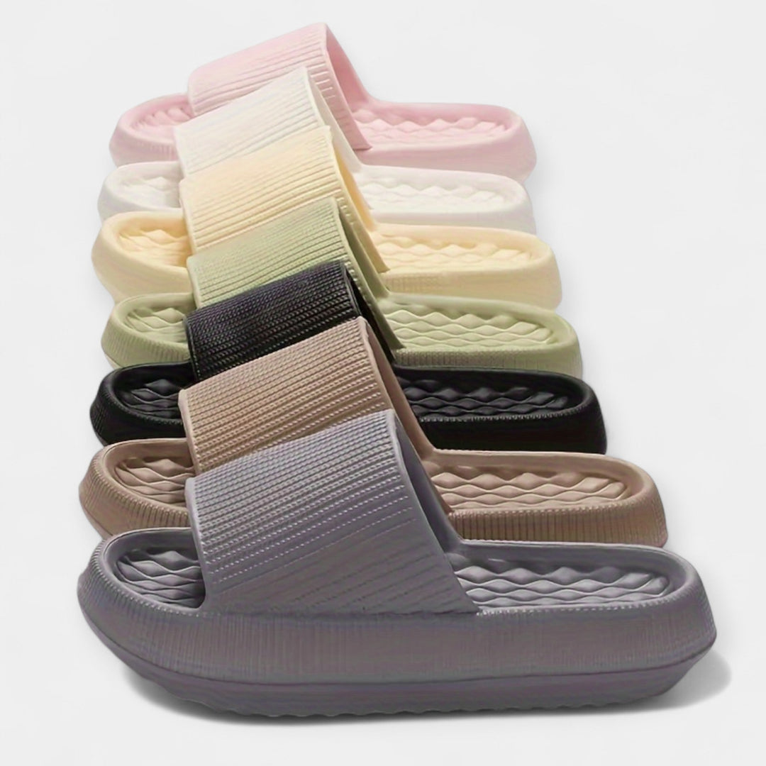 Καλοκαιρινά Slip-On Σανδάλια με Παχύ Πάτο