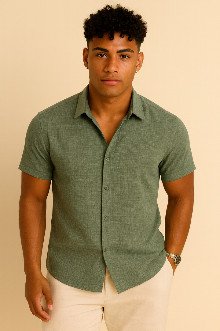 Philippos – Classic Linen Essential Πουκάμισο