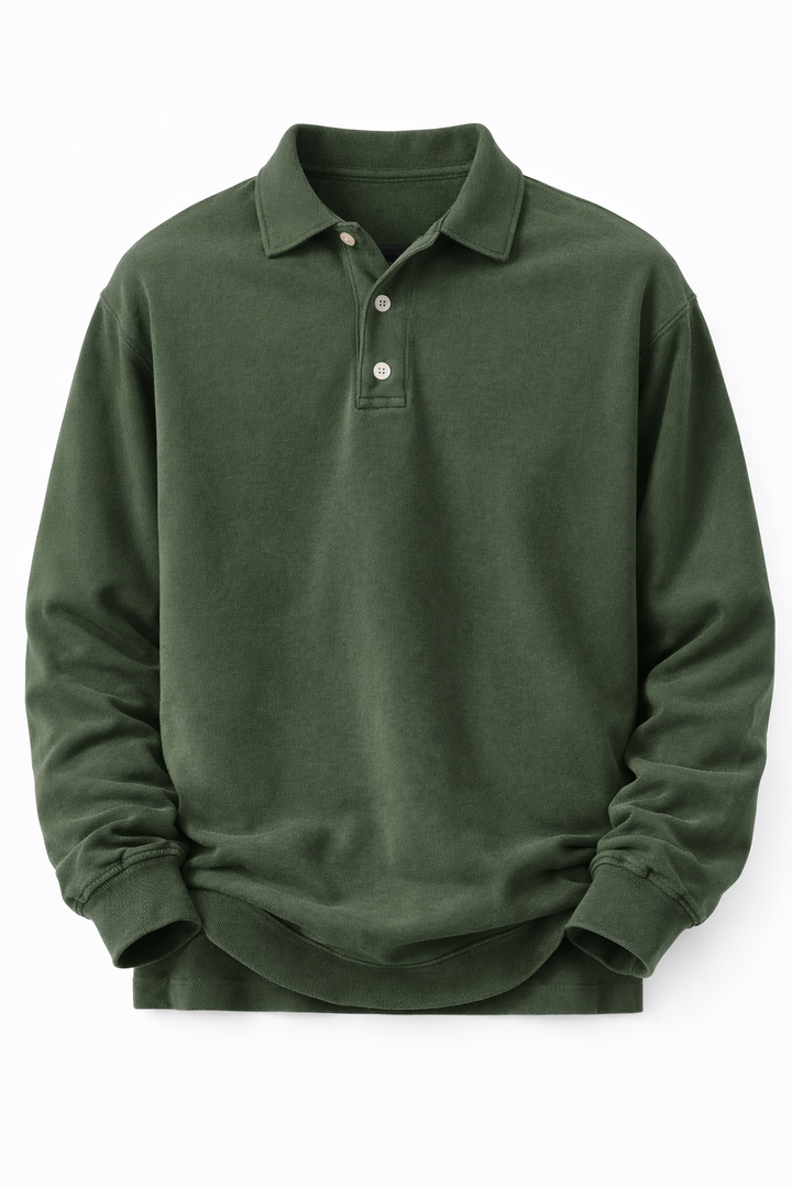 Heitor – Urban Retro Quarter-Zip Longsleeve