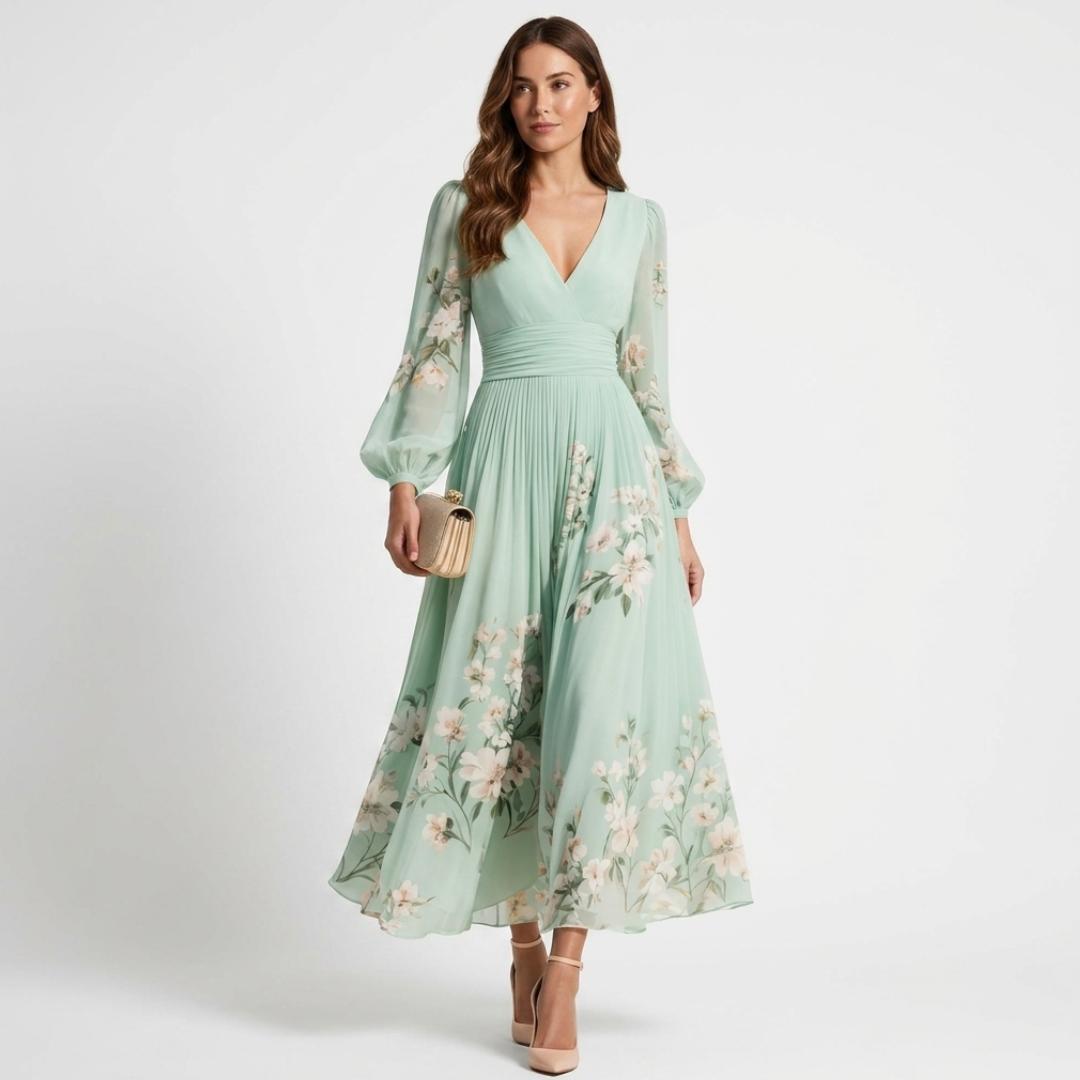 Mel - Κομψό, αέρινο φόρεμα Midi