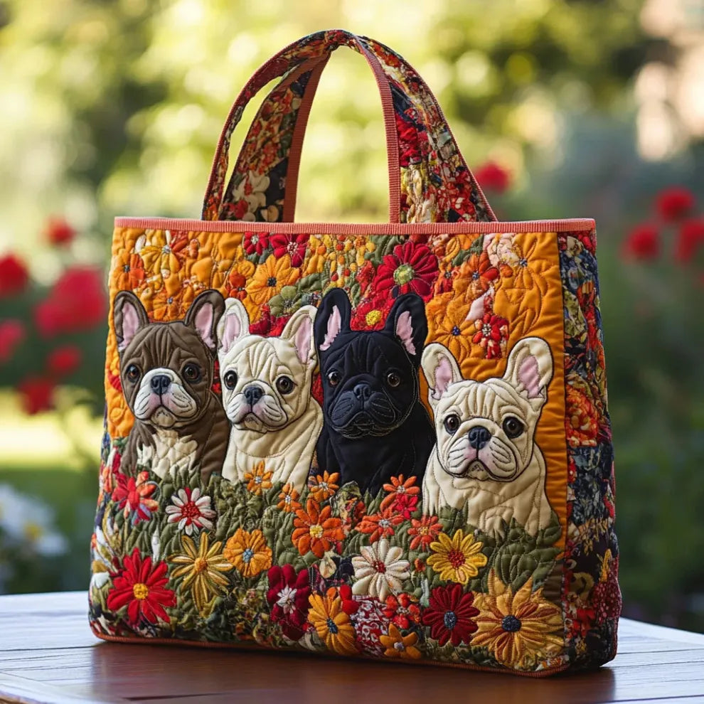 Frenchie Garden | Χειροποίητη, επενδεδυμένη τσάντα ώμου