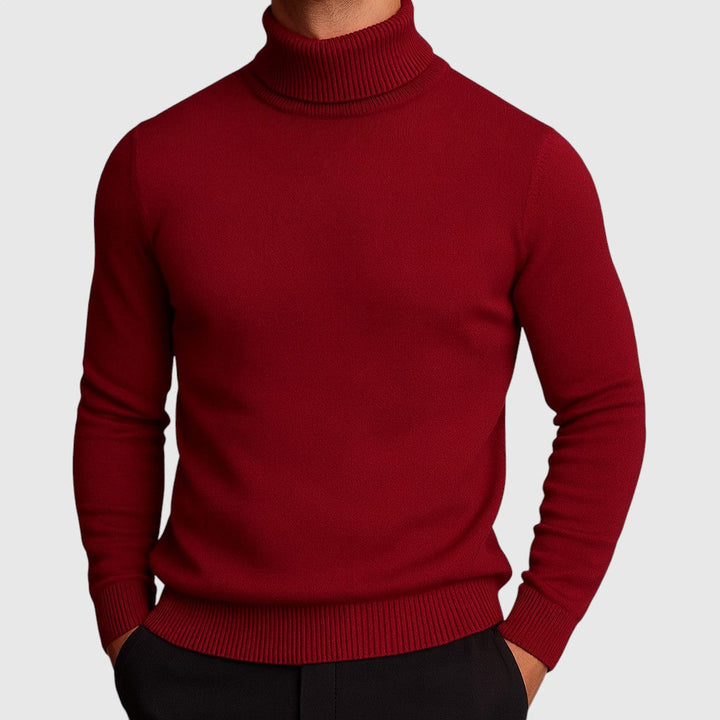Arlo - Πουλόβερ με ψηλό λαιμό από μαλλί Merino