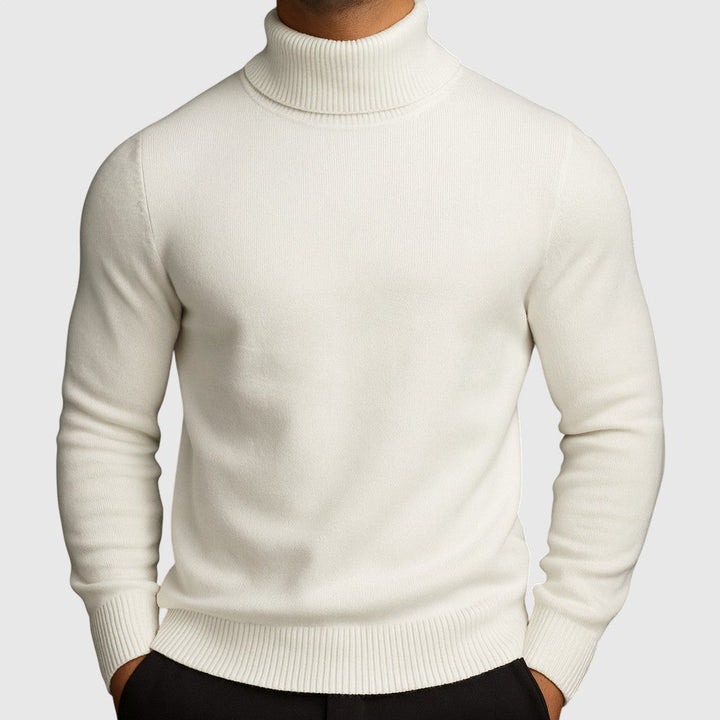 Arlo - Πουλόβερ με ψηλό λαιμό από μαλλί Merino