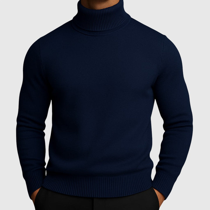 Arlo - Πουλόβερ με ψηλό λαιμό από μαλλί Merino