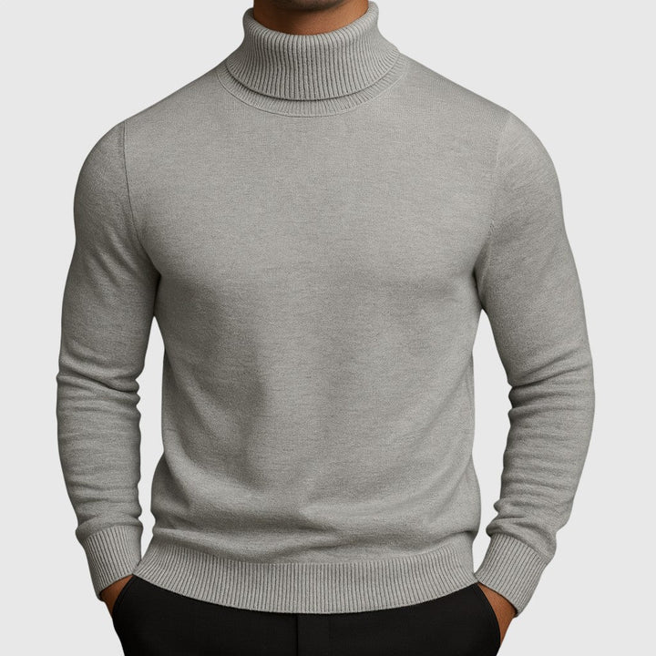 Arlo - Πουλόβερ με ψηλό λαιμό από μαλλί Merino