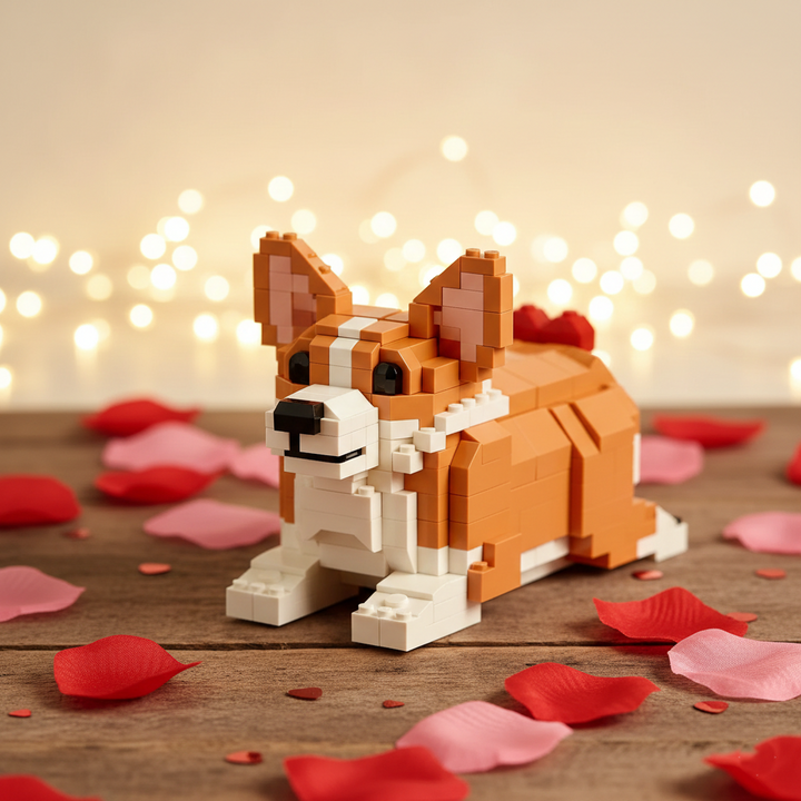 Σετ από τούβλα Love Corgi