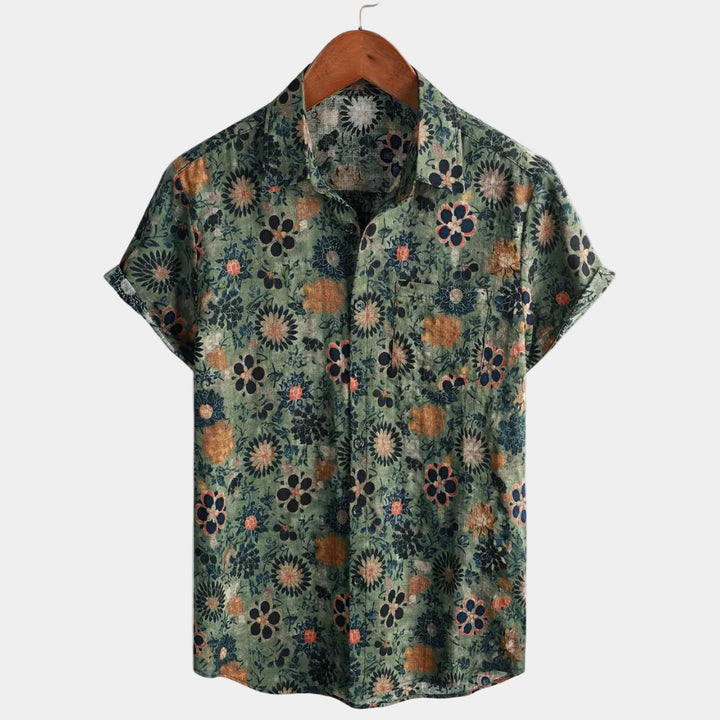 Vasileios – Tropical Vibe Cotton Shirt