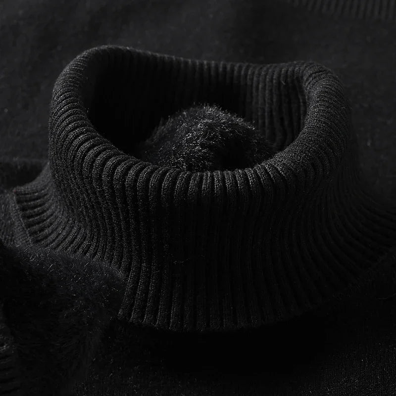 Arlo - Πουλόβερ με ψηλό λαιμό από μαλλί Merino