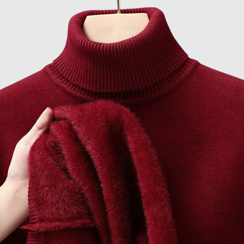 Arlo - Πουλόβερ με ψηλό λαιμό από μαλλί Merino