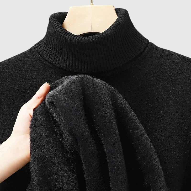 Arlo - Πουλόβερ με ψηλό λαιμό από μαλλί Merino