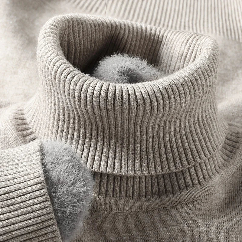 Arlo - Πουλόβερ με ψηλό λαιμό από μαλλί Merino