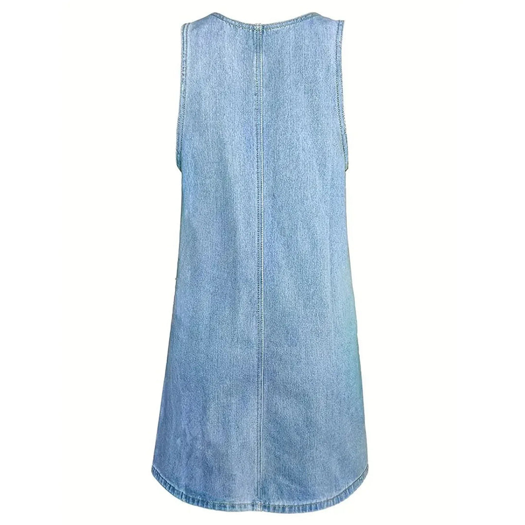Saylor™ | Άνετη φόρεμα denim