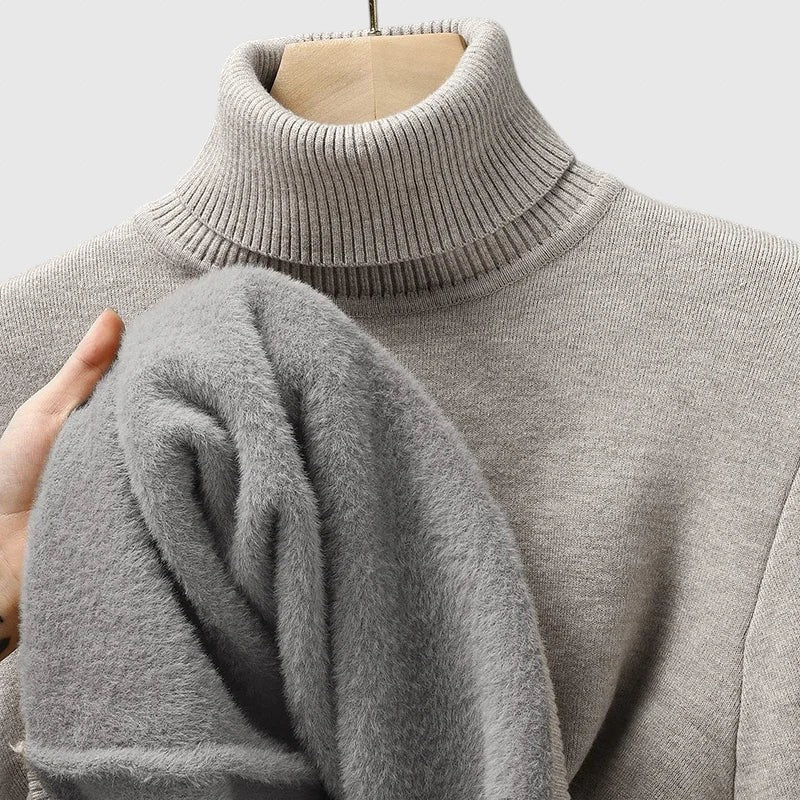 Arlo - Πουλόβερ με ψηλό λαιμό από μαλλί Merino