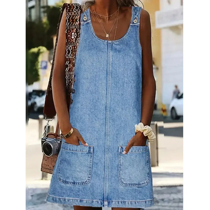 Saylor™ | Άνετη φόρεμα denim