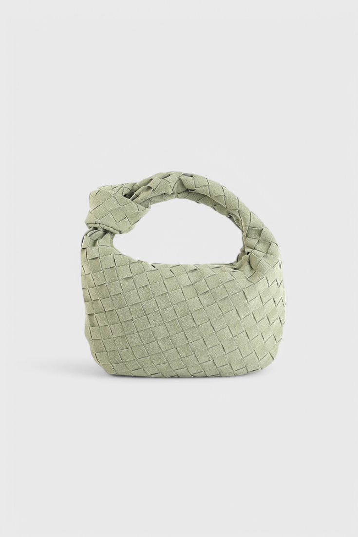 Τσάντα Mini Remi Woven με Λεπτομέρεια Κόμπου