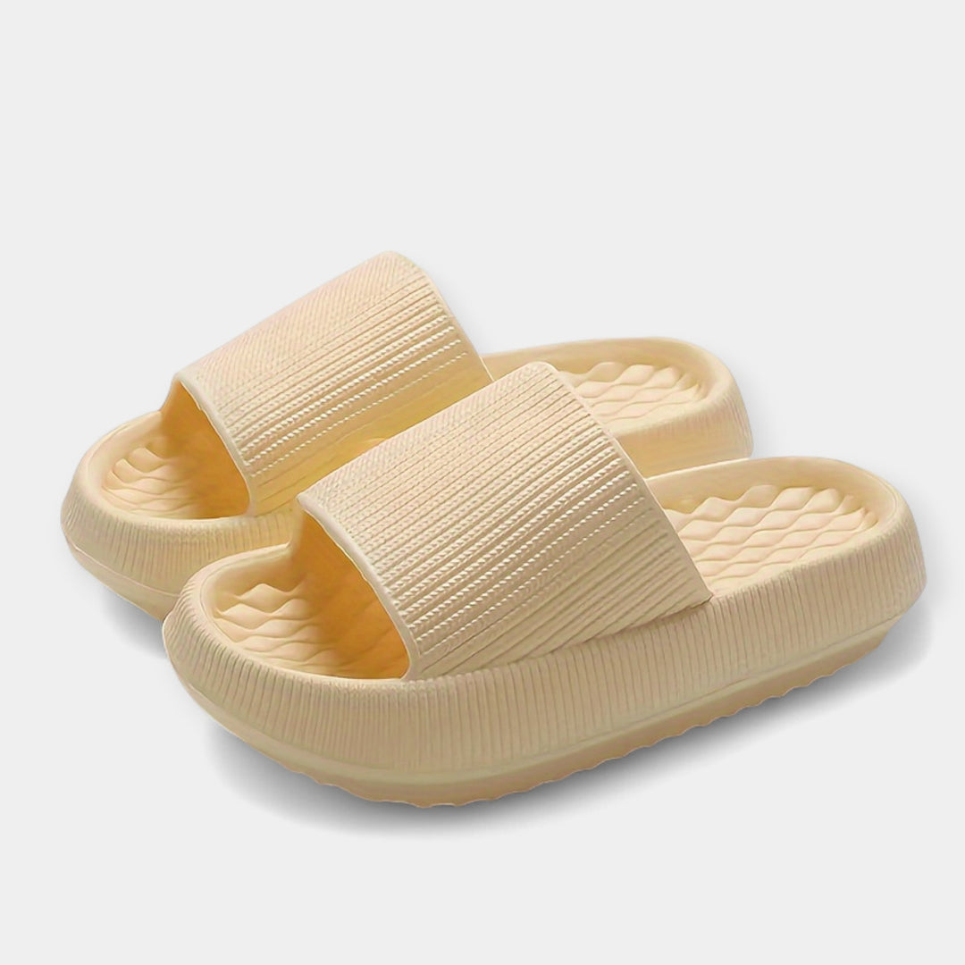 Καλοκαιρινά Slip-On Σανδάλια με Παχύ Πάτο