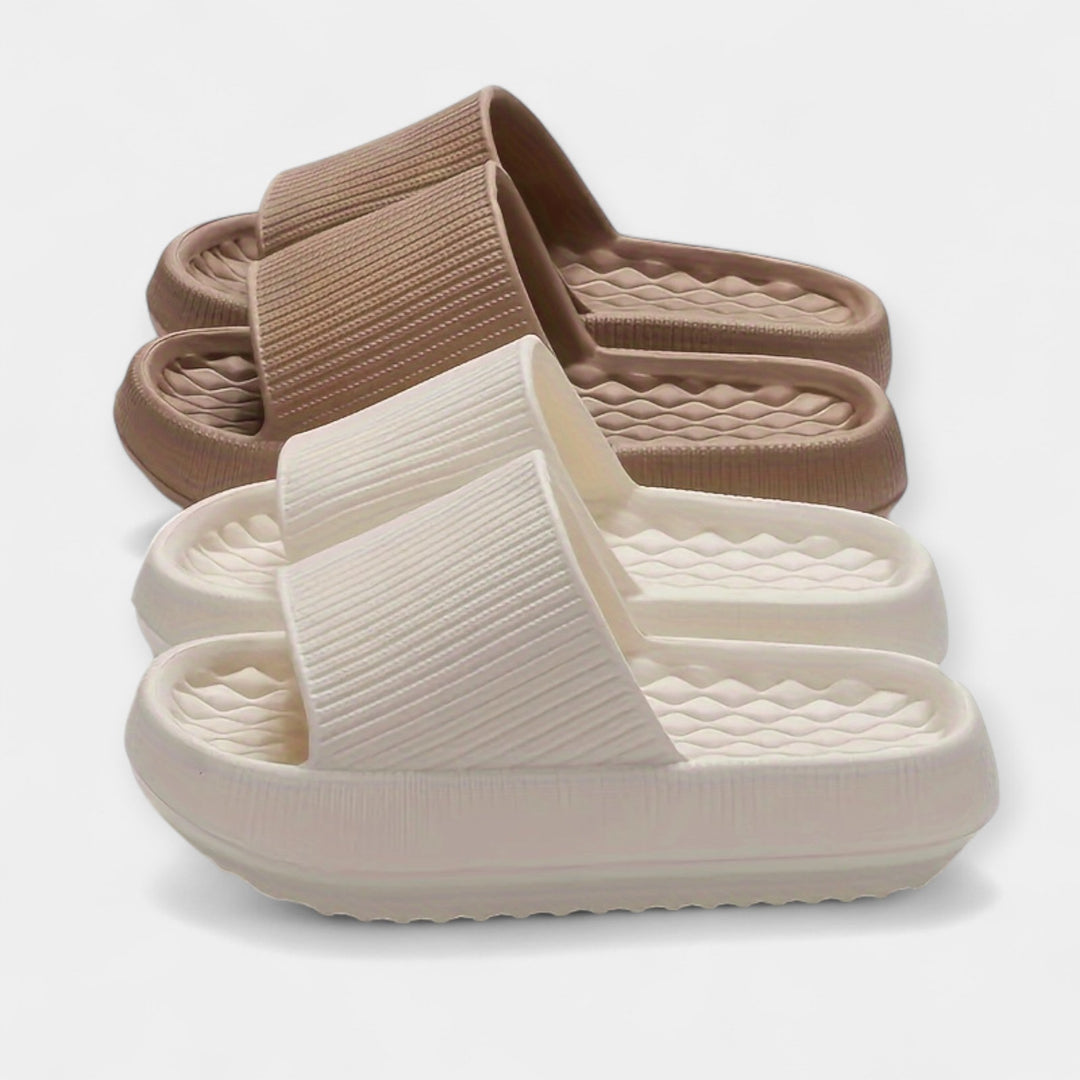 Καλοκαιρινά Slip-On Σανδάλια με Παχύ Πάτο