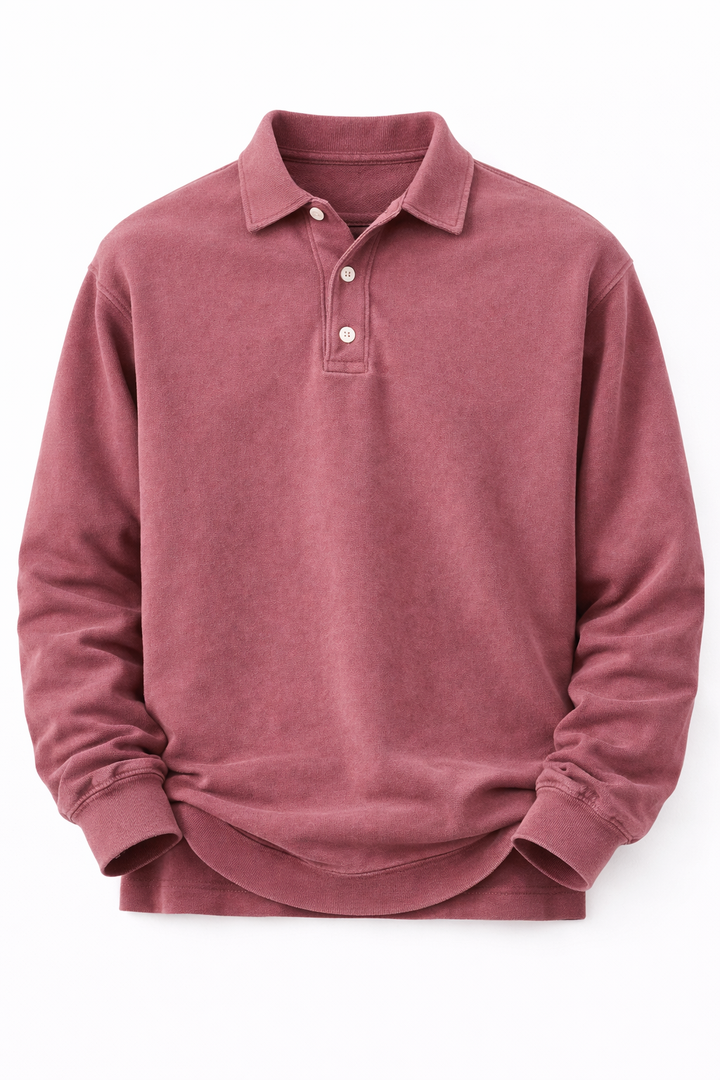 Heitor – Urban Retro Quarter-Zip Longsleeve